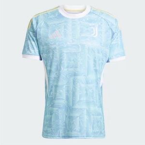 Adidas Sky Blue Soccer Jersey with White Trim